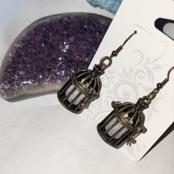 Crystal quartz earrings - Picture 1 of 1